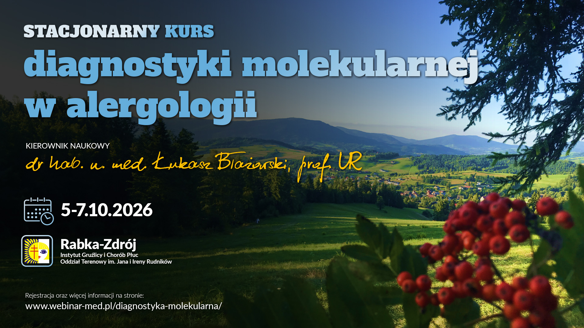 Stacjonarny Kurs Diagnostyki Molekularnej w Alergologii dla początkujących